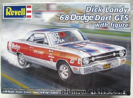 Revell 1/25 Dick Landy's 1968 Dodge Dart GTS - With Figure, 85-2831 plastic model kit